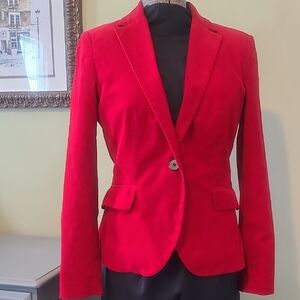 Zara Bold Scarlet Women's Blazer